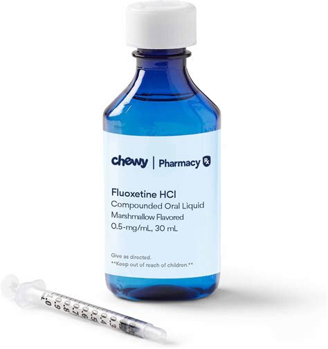 FLUOXETINE HCL COMPOUNDED Oral Liquid Marshmallow Flavored for Dogs ...