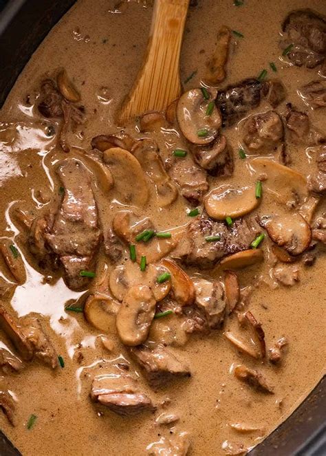 Slow Cooker Beef Stroganoff Stew | RecipeTin Eats