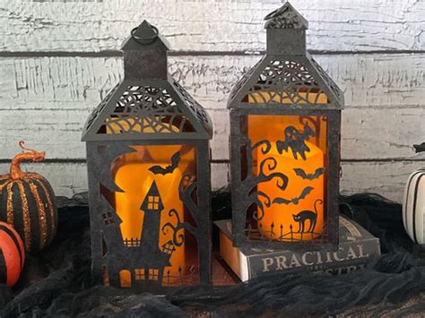 DIY Halloween Paper Lanterns - Burton Avenue