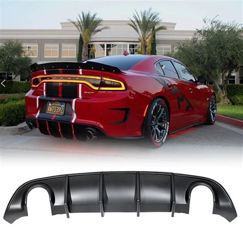 Rear Diffuser Fits 2015-2019 Dodge Charger SRT - Motorgogogo