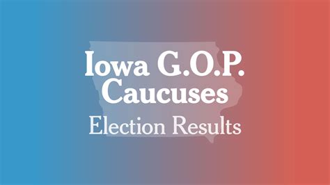 Iowa Republican Caucus Results 2020 - The New York Times