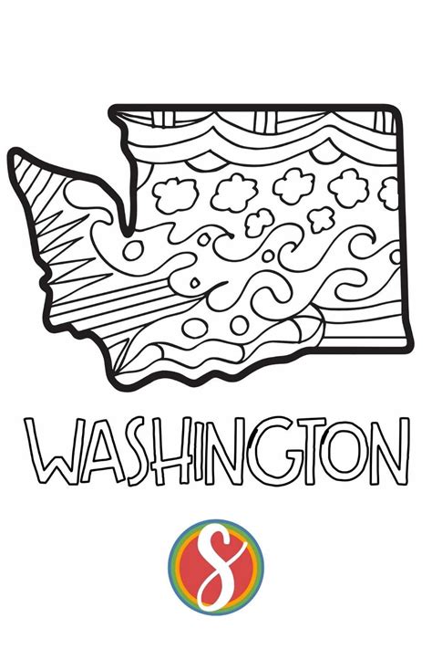 Free Washington Coloring Pages — Stevie Doodles