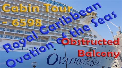 Ovation of the Seas Obstructed Balcony Comprehensive Tour May 2019 - YouTube