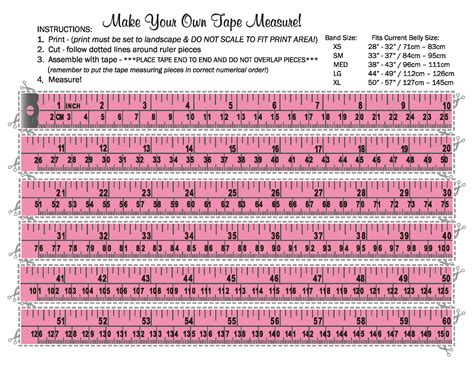 Printable Measuring Tape For Body - Printable Calendars AT A GLANCE