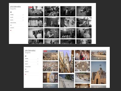 portfolio of polish photographer and traveler by Urszula on Dribbble