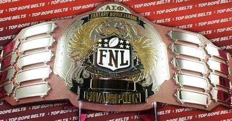 PRO SPORTS Fantasy Football League Championship Belt | Top Rope Belts