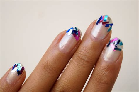 Tinsel Nails for New Years! | Tutorial - Indian Fashion and Lifestyle ...