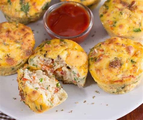 Air Fryer Sausage and Cheddar Egg Muffins - Fork To Spoon