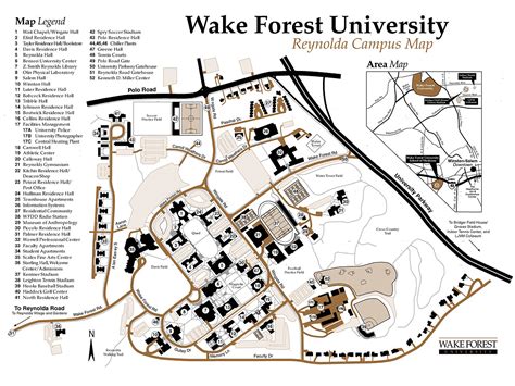 Wake Forest University Map - 1834 Wake Forest Road Winston-Salem NC • mappery