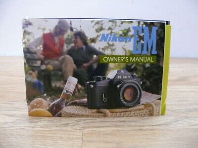 Nikon EM instruction manual SKU # 176 | eBay