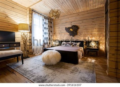 Wooden House Interior Stock Photo 391616107 | Shutterstock