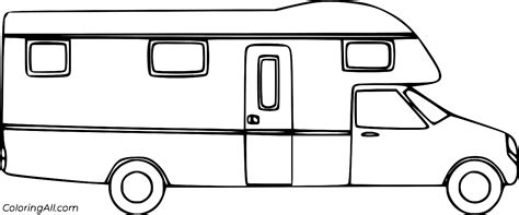 34+ Free Printable Camper Coloring Pages - AthlinAatreya