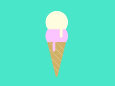 Ice Cream Gif Animation | Motion design animation, Animation design ...