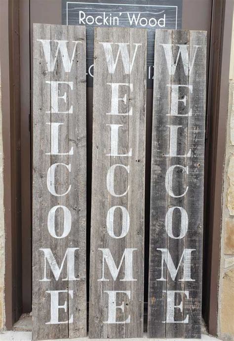 Large welcome signs, Go away, Welcome porch signs, Front porch decor, Rustic welcome signs ...