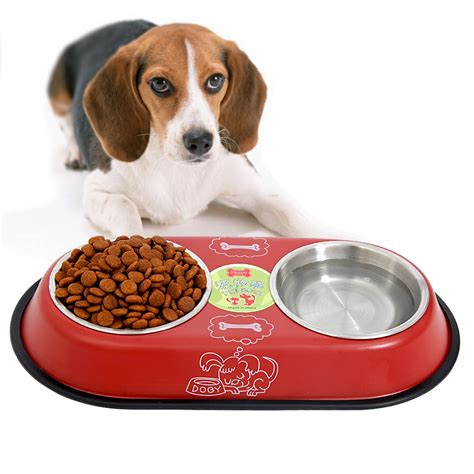 Aliexpress.com : Buy Stainless Steel Dog Bowl Animal Food Bowls Puppy Dog Food Bowl Anti skid ...