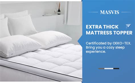 Amazon.com: California King Mattress Topper for Back Pain Extra Thick ...