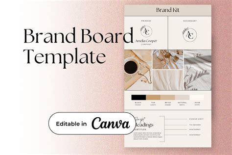 Trendy Brand Guide Canva Template | Creative Market