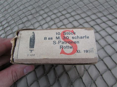 8X56R Steyr M95 and M95/34 Ammo 10 Rounds Nazi marked | St. Croix ...