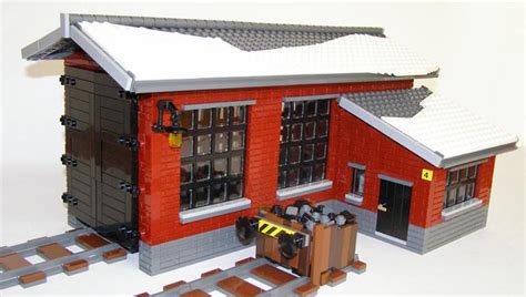 [MOC] Train Engine Shed - LEGO Town - Eurobricks Forums