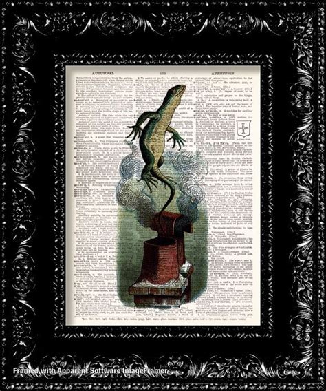 Alice In Wonderland Bill The Lizard Vintage by TheRekindledPage | Alice ...