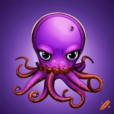 Colorful baby octopus in hd