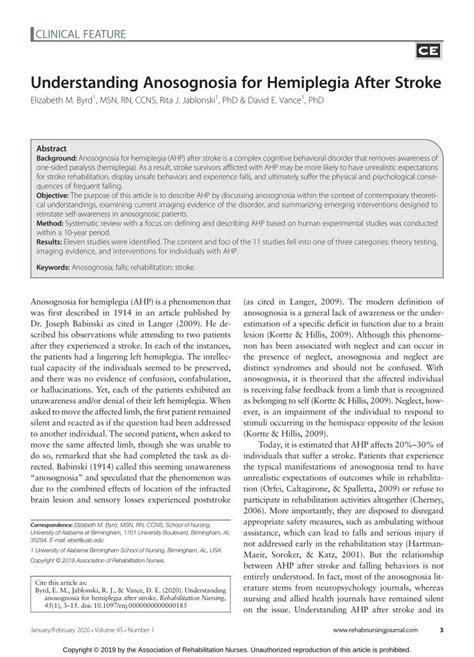 (PDF) Understanding Anosognosia for Hemiplegia After Stroke - DOKUMEN.TIPS