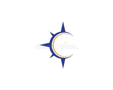 Compass Logo Template Vector Icon Illustration Design Stock Vector - Illustration of abstract ...