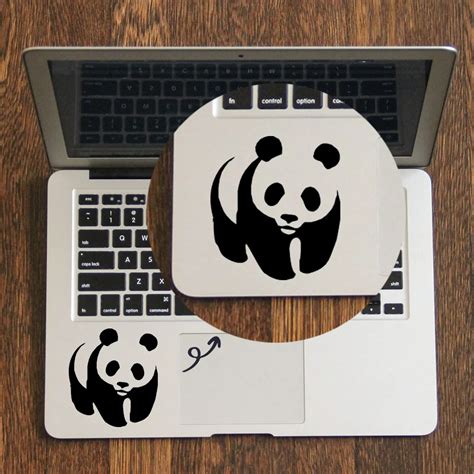 Cute Panda Trackpad Decal Laptop Sticker for Apple Macbook Pro Air ...