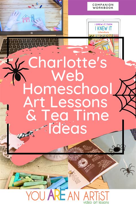 Charlotte's Web Homeschool Art Lessons & Tea Time Ideas