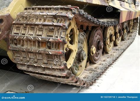 Vintage Military Tank Tracks Stock Photo - Image of heavy, vehicle: 153729718