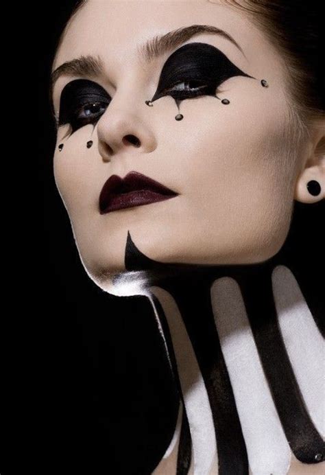 Beautiful Halloween Makeup Ideas Makeup Clown, Fx Makeup, Stage Makeup, Costume Makeup, Jester ...