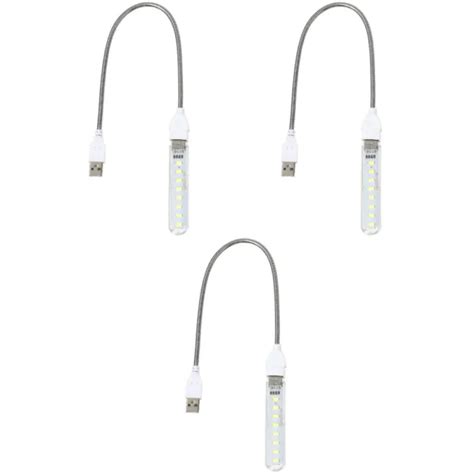 3X LED READING Light Clip On Desk Lamp Clip On Desk Lamp Led Portable Car Bulb £12.59 - PicClick UK