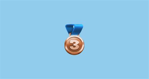 🥉 3rd Place Medal Emoji on Twitter Emoji Stickers 13.1