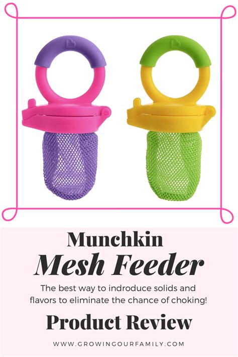 Munchkin Mesh Feeders - Growing Our Family The best way to introduce solids and prevent choking ...