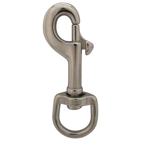 3 3/4" Stainless Steel Swivel Snap Hook