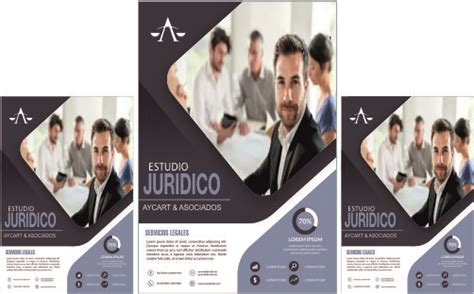 Abogado Civil | 2 DISEÑOS de Flyer para ABOGADOS