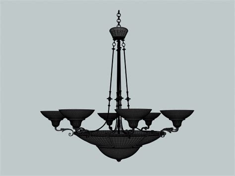 Chandelier 3D model - Download Free 3D models