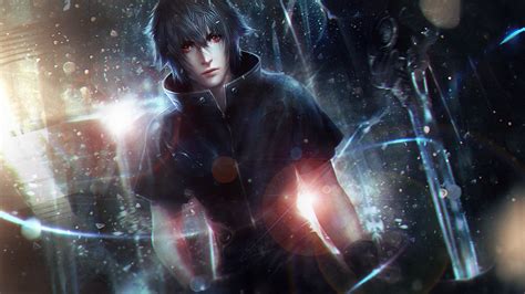 Wallpaper : anime, Final Fantasy XV, universe, midnight, ART, light, boy, darkness, screenshot ...