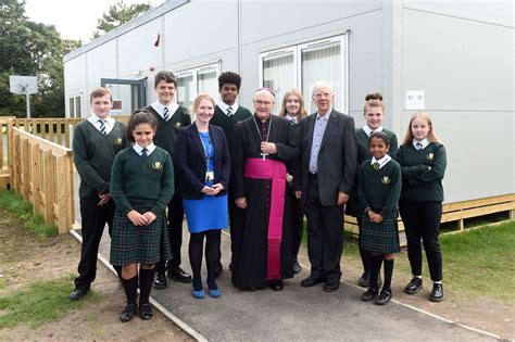 Bishop blesses new school single-site classrooms