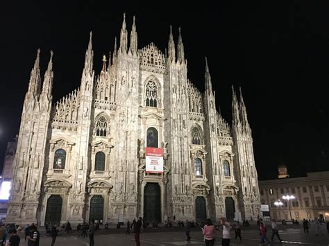 Duomo at Night - Milan, Italy - Travel is my favorite Sport