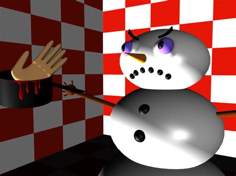 Angry Snowman by Clukyrat on DeviantArt