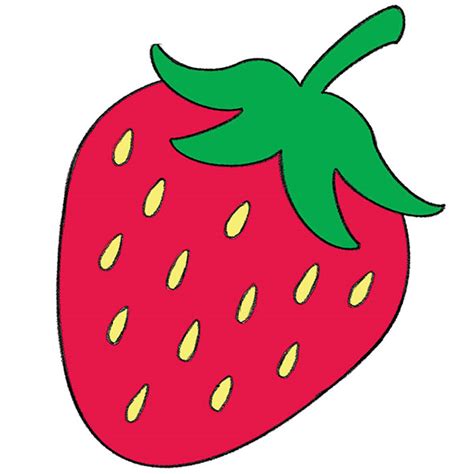 Update 151+ strawberry picture drawing best - seven.edu.vn