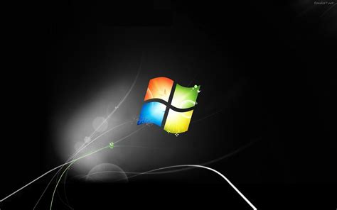 Black Windows 7 Wallpaper HD - WallpaperSafari