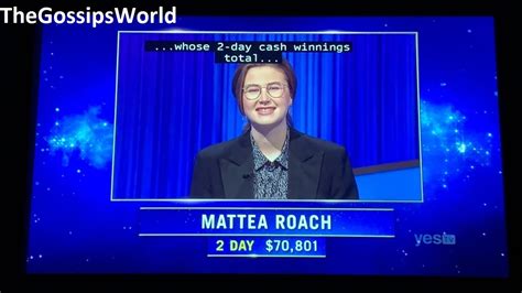 Mattea Roach Nose Piercing Does Jeopardy Champion Mattea Roach Have A Nose Piercing Check Before ...