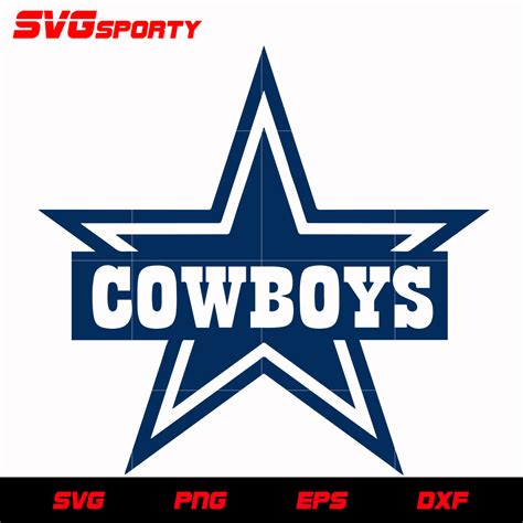 Dallas Cowboys Logo SVG, NFL svg, eps, dxf, png, digital file – SVG Sporty