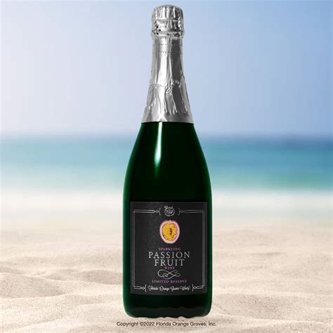 Sparkling Passion Fruit Wine | Florida Orange Groves Winery