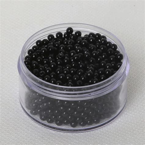 Wholesale 4mm 29g(1000pcs) Black Round Imitation Pearl Plastic Acrylic Beads for DIY women ...