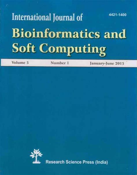 Buy International Journal of Bioinformatics and Soft Computing Subscription - Serials Publications