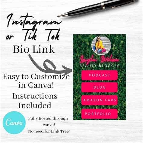 Ready to customize! #biolinks #instagrambio Page Template, Templates, Instagram Bio, Website ...