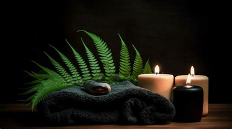 Spa background with candles. Illustration 23701864 Stock Photo at Vecteezy